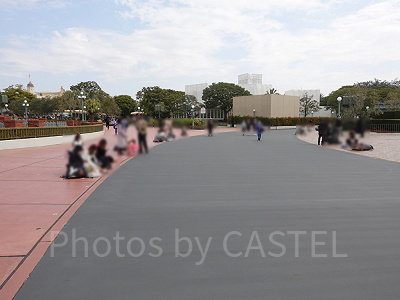 グリーティングパレードの場所取り