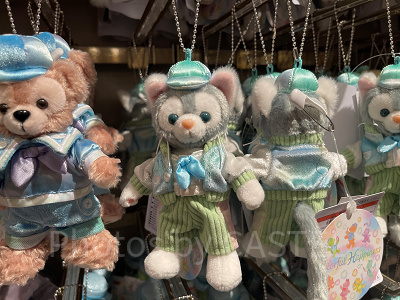 ぬいぐるみバッジ(ダッフィー20周年カラフルハピネスグッズ)