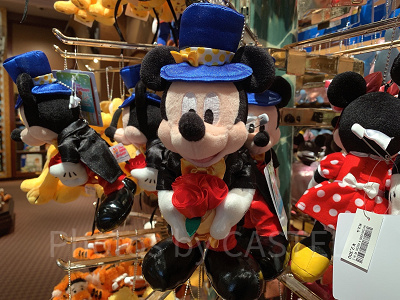 ぬいぐるみバッジ（ミッキー）