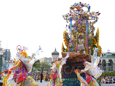 ポカホンタスのフロート