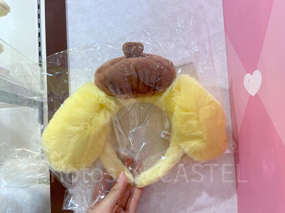 ポムポムプリンのふわふわカチューシャ