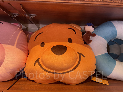 プーさんの顔クッション