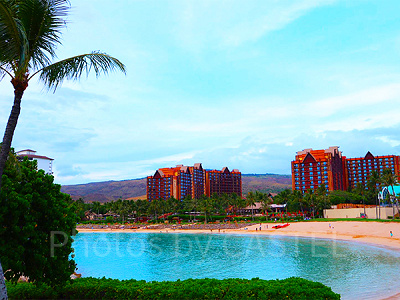 アウラニ・ディズニー・リゾートのプライベートビーチ