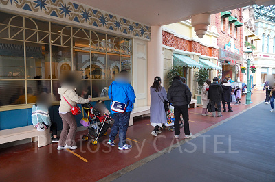 センターストリート・コーヒーハウスの待ち列(12時ごろ)