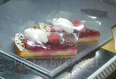 ラズベリーのタルトアマンド