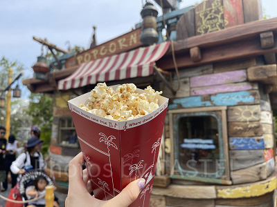 メタリックブルー　disney　ポップコーン ミッキー バルーン メタリックブルー ポップコーンバケット