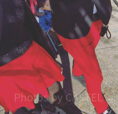 王道のミッキー＆ミニーコーデ