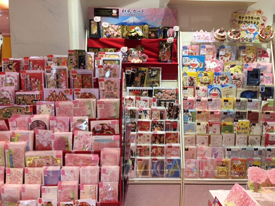サンリオギフトゲート　グリーティングカードコーナー