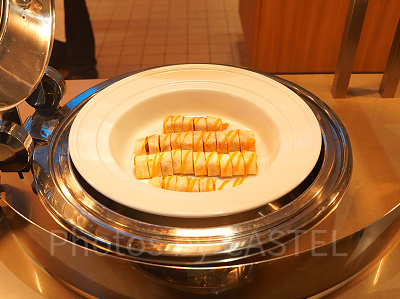 ソーセージのピザ風トルティーヤ