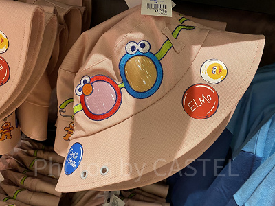 セサミストリートのトロンプルイユバケットハット