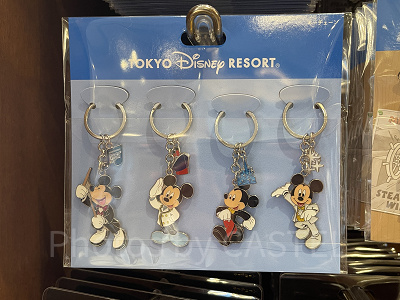 キーチェーン4個セット(ミッキーグッズ)