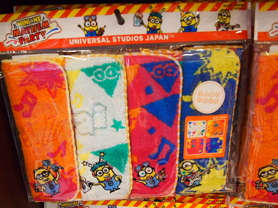 ミニオンミニタオル4枚セット