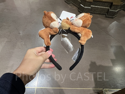 上海ディズニーカチューシャ:チップ&デールのどんぐりカチューシャ