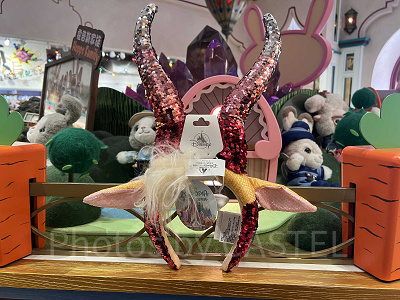 上海ディズニーカチューシャ：ガゼルのスパンコールカチューシャ