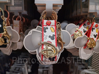 上海ディズニーカチューシャホルダー:ミッキー柄カチューシャホルダー(ホワイト)