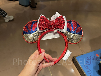 上海ディズニーカチューシャ:白雪姫ドレス風カチューシャ