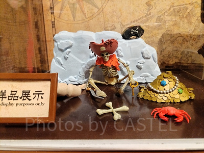 上海ディズニーカリブの海賊グッズ：呪われた海賊フィギュア