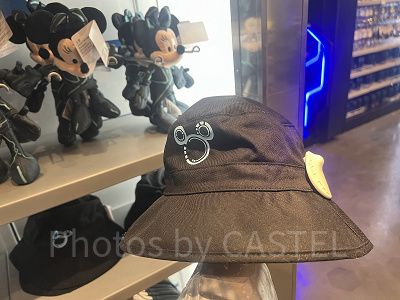 上海ディズニートロングッズ:トロン風ミッキーシルエットのバケットハット