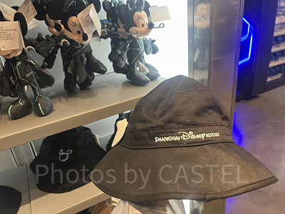 上海ディズニートロングッズ:トロン風ミッキーシルエットのバケットハット