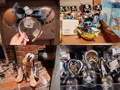 上海ディズニーランドのカリブの海賊グッズ