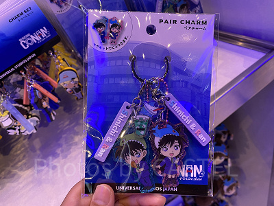新一＆蘭ペアチャーム（USJコナングッズ）