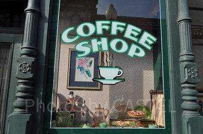 USJルイズN.Y.ピザパーラーのショーウインドウ