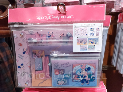 ディズニーSWEET TIMESグッズ:スライドジップケースセット