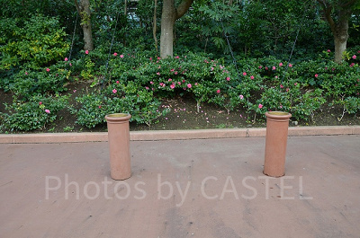 パークエントランスのサウス側の喫煙所