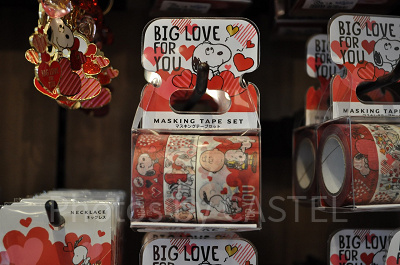 スヌーピー「BIG LOVE FOR YOU」マスキングテープ