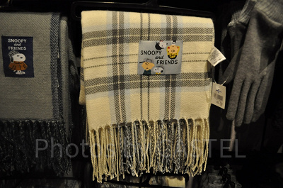 スヌーピー＆フレンズ　ストール（チェック）