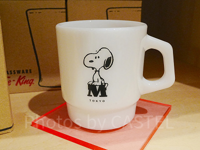 スヌーピーミュージアムグッズ/ファイヤーキングマグ