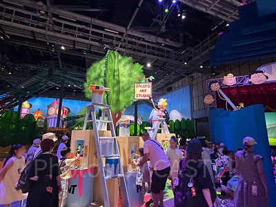 スヌーピースタジオのプレイランドの様子