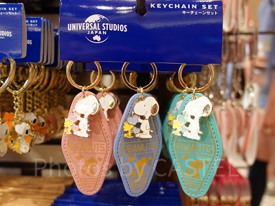 スヌーピー・ウッドストックのキーチェーンセット