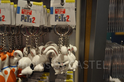 スノーボールの立体キーチェーン