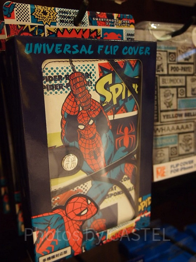 スパイダーマンコミック風スマホケース