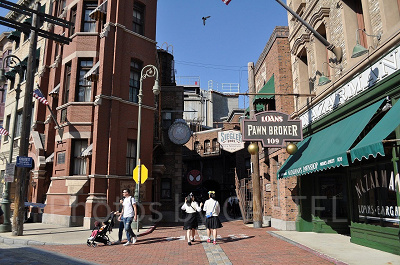 スパイダーマンのフォトスポット入り口