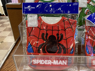 スパイダーマンのお食事エプロン