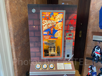 スパイダーマンのスーベニアメダリオン