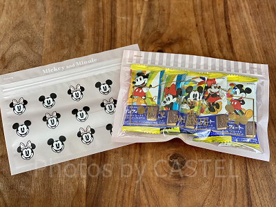 四角ジップバッグの容量