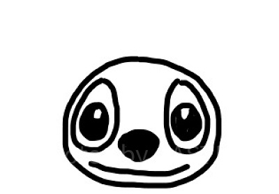 つぶらな大きな瞳がスティッチの魅力！