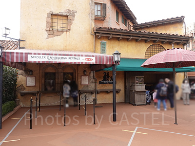 ディズニーシーのベビーカー＆車イス・レンタル