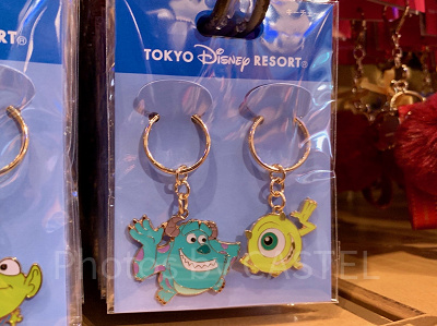 サリー＆マイク・ワゾウスキーのディズニーペアキーチェーン