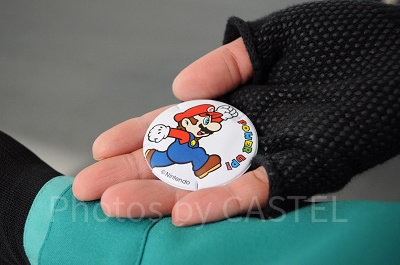 スーパーマリオのオリジナルバッヂ