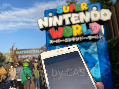 USJではスマホを使う場面が多い！