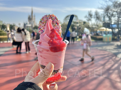 スウィーツ・ポップ・ワールドサンデー（ストロベリーゼリー）：850円