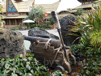 スイスファミリー・ツリーハウス：大砲