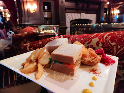 ディズニーシー食べ物:サンドウィッチプレート(テディ・ルーズヴェルト・ラウンジ)