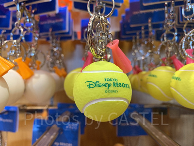 テニスボールキーチェーン