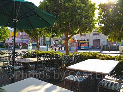 ルイズNYピザパーラーのテラス