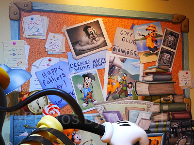 グーフィーの後ろ側にも見どころがたくさん!